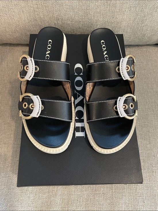 Coach Shoes - Coach Piper Leather Sandal
